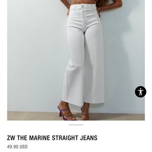 Zara Marine Jeans size 4